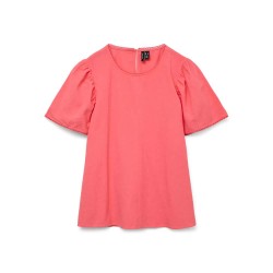 дамски,блузи,дамски,ризи,vero,moda,pretty,short,sleeve,blouse,dubarry,(pink)