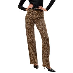 Дънки Vero moda Tessa Wide Stretch high waist jeans - Silver Mink / Leopard дънки,дамски,панталони,vero,moda,tessa,wide,stretch,high,waist,jeans,silver,mink,leopard