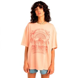 тениска,дамски,тениски,billabong,beach,classics,short,sleeve,t,shirt,orange,(soft,peach)