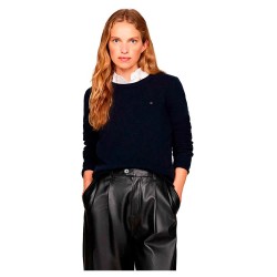 Блуза Tommy hilfiger Soft sweater - Blue (Desert Sky) блуза,дамски,пуловери,дамски,плетени,дрехи,tommy,hilfiger,soft,sweater,blue,(desert,sky)