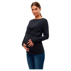 тениска,дамски,тениски,mamalicious,eva,june,long,sleeve,t,shirt,black