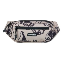 чанта,всички,чанти,dc,shoes,tussler,waist,bag,crockery,skully,print,(beige)