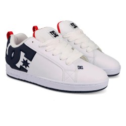обувки,мъжки,маратонки,dc,shoes,court,graffik,trainers,white,(white,navy,red)