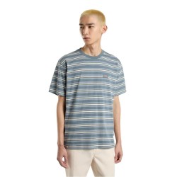 тениска,мъжки,тениски,dickies,lewistown,stripe,short,sleeve,t,shirt,blue