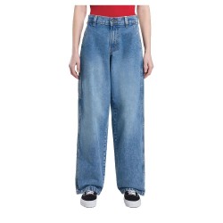 дънки,дамски,панталони,dickies,stevensville,carpenter,jeans,rinsed,blue,fade,(blue)