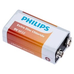 батерии,philips,longlife,6f22,9v,battery,clear,(multicolor)