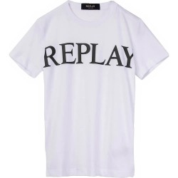 тениска,детски,тениски,replay,sb7404.062.2660,short,sleeve,t,shirt,white,with,orange,print,(white)