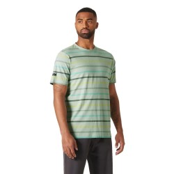 тениска,мъжки,тениски,helly,hansen,newport,2.0,short,sleeve,t,shirt,green,mist,multistripe,(green)