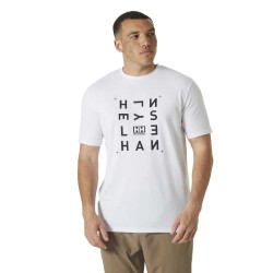Тениска Helly hansen Skog Recycled Graphic short sleeve T-shirt - White (White) тениска,мъжки,тениски,дамски,тениски,helly,hansen,skog,recycled,graphic,short,sleeve,t,shirt,white,(white)