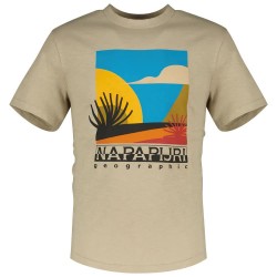 тениска,мъжки,тениски,napapijri,arbia,short,sleeve,t,shirt,feather,gr,(beige)