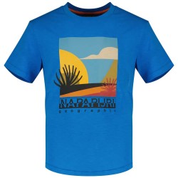 тениска,мъжки,тениски,napapijri,arbia,short,sleeve,t,shirt,french,blue,(blue)