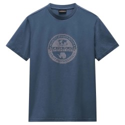 тениска,мъжки,тениски,napapijri,bollo,short,sleeve,t,shirt,stormy,weat,(blue)