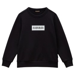 блуза,детски,блузи,napapijri,chamois,summer,sweatshirt,black,(black)