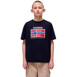 тениска,детски,тениски,napapijri,sella,short,sleeve,t,shirt,blue,marine,(blue)