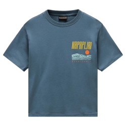 тениска,детски,тениски,napapijri,sella,short,sleeve,t,shirt,stormy,weat,(blue)
