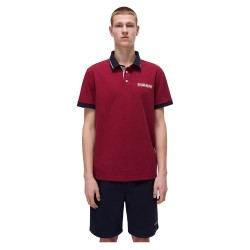 мъжки,блузи,с,яка,napapijri,zeri,short,sleeve,polo,tibetan,red,(red)