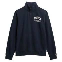 блуза,мъжки,пуловери,superdry,athletic,ess,half,zip,sweatshirt,blue