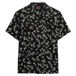 риза,с,къс,ръкав,мъжки,ризи,superdry,beach,short,sleeve,shirt,black,(black,petal)