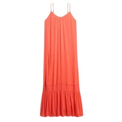 потник,дамски,поли,и,рокли,superdry,cami,long,dress,hot,coral,(orange)