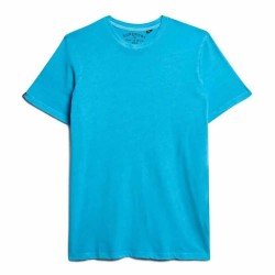 тениска,мъжки,тениски,superdry,classic,essential,short,sleeve,t,shirt,washed,atomic,blue,(blue)