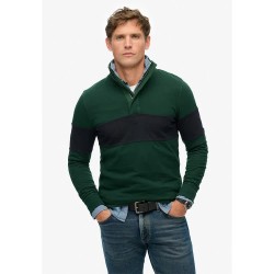 мъжки,блузи,с,яка,superdry,classic,rugby,henley,long,sleeve,polo,green