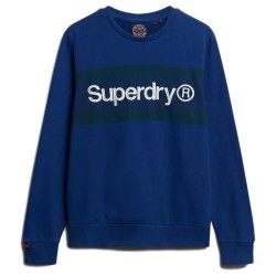 блуза,мъжки,пуловери,superdry,core,logo,stripe,relaxed,sweatshirt,blue,(supermarine,navy)