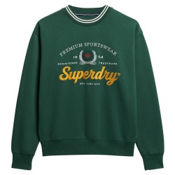 блуза,дамски,блузи,superdry,country,club,loose,sweatshirt,green,(deep,green)
