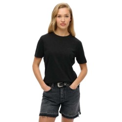 тениска,дамски,тениски,superdry,essential,logo,emb,short,sleeve,t,shirt,black