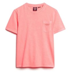 тениска,дамски,тениски,superdry,essential,logo,gd,pocket,short,sleeve,t,shirt,fiery,coral,(pink)