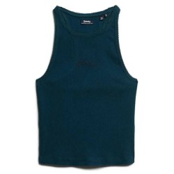 тениска,дамски,тениски,superdry,essential,logo,racer,sleeveless,t,shirt,blue,(dark,pine,green)