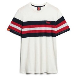 тениска,мъжки,тениски,superdry,essential,stripe,short,sleeve,t,shirt,brilliant,white,chest,stripe,(white)