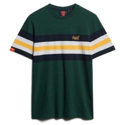 тениска,мъжки,тениски,superdry,essential,stripe,short,sleeve,t,shirt,enamel,green,chest,stripe,(green)