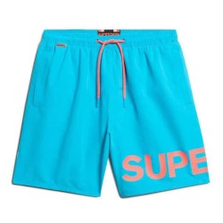 бански,гащета,мъжки,бански,костюми,superdry,graphic,17´´,swimming,shorts,blue