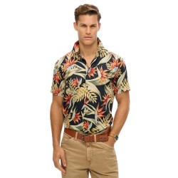 риза,с,къс,ръкав,мъжки,ризи,superdry,hawaiian,print,short,sleeve,shirt,bird,of,paradise,navy,(multicolor)