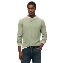 тениска,мъжки,тениски,superdry,lw,textured,grandad,long,sleeve,t,shirt,washed,sage,green,(green)