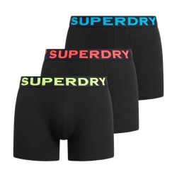 боксерки,мъжко,бельо,superdry,m3110452b,boxers,3,units,black,neon,(black)