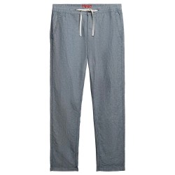 панталони,мъжки,панталони,superdry,merchant,linen,pants,navy,stripe,(grey)