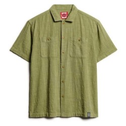 риза,с,къс,ръкав,мъжки,ризи,superdry,merchant,textured,short,sleeve,shirt,green,(burnt,sage)