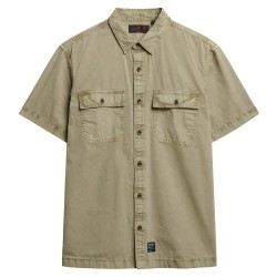 риза,с,къс,ръкав,мъжки,ризи,superdry,military,short,sleeve,shirt,brown,(stonewash,taupe,brown)