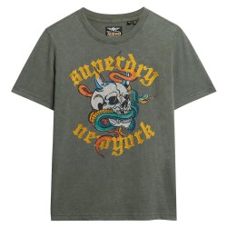 тениска,дамски,тениски,superdry,neo,trad,tattoo,relaxed,short,sleeve,t,shirt,beetle,green,slub,(green)