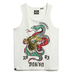 тениска,дамски,тениски,superdry,neo,trad,tattoo,scoop,sleeveless,t,shirt,white,(bone,white,slub)