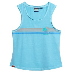 тениска,дамски,тениски,superdry,outdoor,stripe,scoop,sleeveless,t,shirt,neon,sky,blue,(blue)