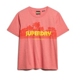 тениска,дамски,тениски,superdry,outdoor,stripe,relaxed,short,sleeve,t,shirt,corel,red,heather,(red)