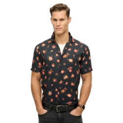 риза,с,къс,ръкав,мъжки,ризи,superdry,print,short,sleeve,shirt,black,(abstract,floral,red)