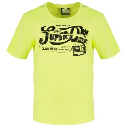 тениска,дамски,тениски,superdry,punk,poster,relaxed,short,sleeve,t,shirt,neon,yellow,(yellow)