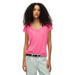 тениска,дамски,тениски,superdry,scoop,neck,short,sleeve,t,shirt,pink,(azalea,pink)