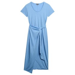 рокля,дамски,поли,и,рокли,superdry,slub,wrap,dress,blue