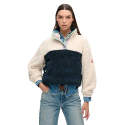 блуза,дамски,блузи,superdry,super,soft,mash,up,henley,sweatshirt,beige