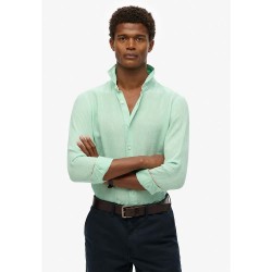 риза,с,дълъг,ръкав,мъжки,ризи,superdry,vacation,linen,long,sleeve,shirt,sea,foam,green,(green)