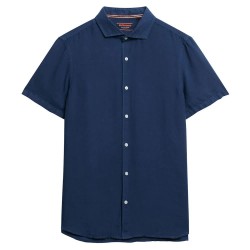 риза,с,къс,ръкав,мъжки,ризи,superdry,vacation,linen,short,sleeve,shirt,navy,(blue)